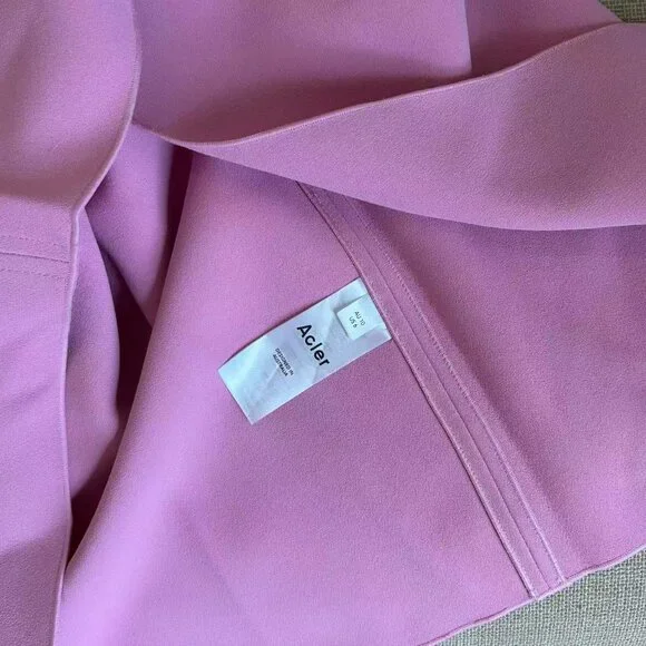 NEW Acler x Saks Normanhill Petal Midi Dress AU10/US6 Party Event Candy Pink - Picture 9 of 10